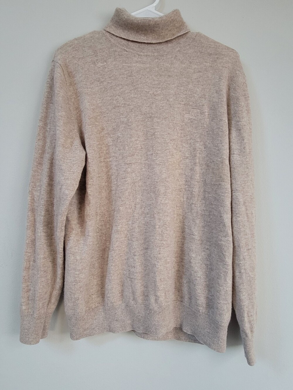 J Lindeberg Rex Habe Knit Cashmere Turtleneck Mens Size L Luxury Preppy